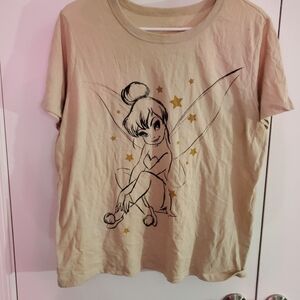 Disney Tinker Bell Tee with Gold Stars